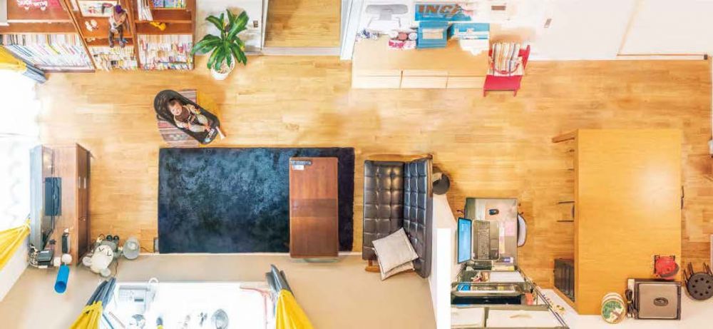 大膽用色,16坪也能有繽紛生活