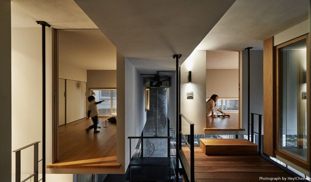 採光,灰色,樹屋,自然