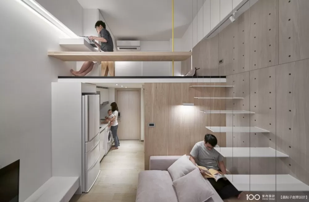 天博棋牌二维码注册 迷你空間極致運用你得這樣做 100室內設計
