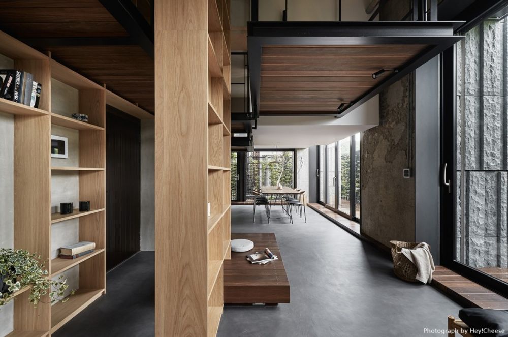 採光,灰色,樹屋,自然