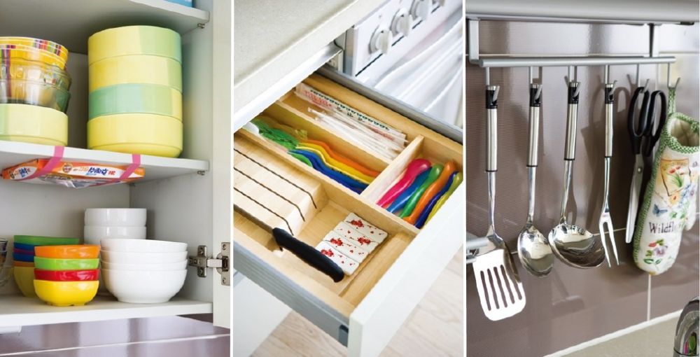 ▲由左至右分別為整理架、抽屜與掛架。(圖片由台灣廣廈提供。)