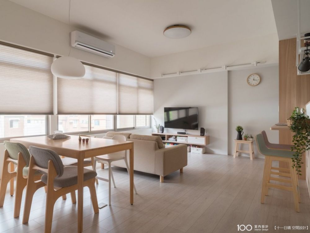 簡單幾招,你家客廳也可以很無印 - 100室內設計
