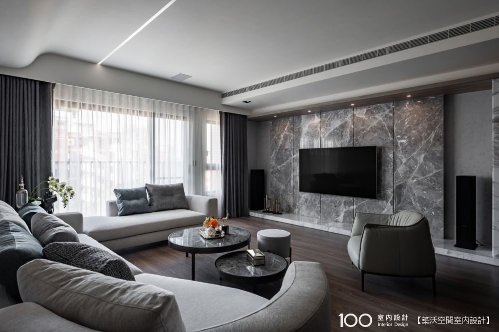 築沃空間室內設計公司豪宅客廳設計案例