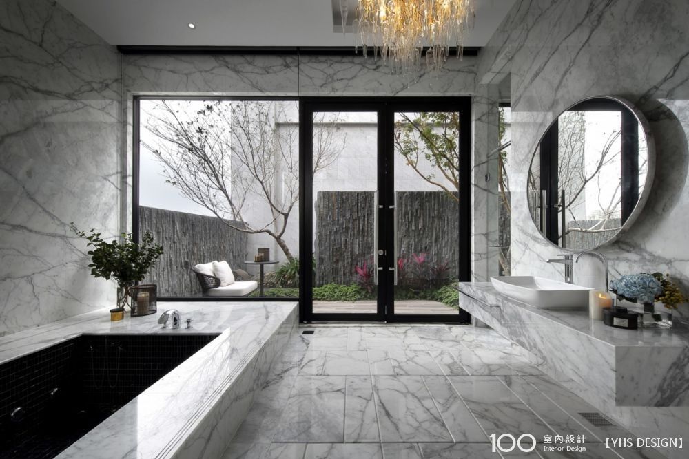 YHS DESIGN設計公司豪宅浴室設計案例
