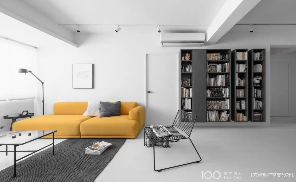 只有黑白灰 卻一點都不無聊的居家設計 100室內設計