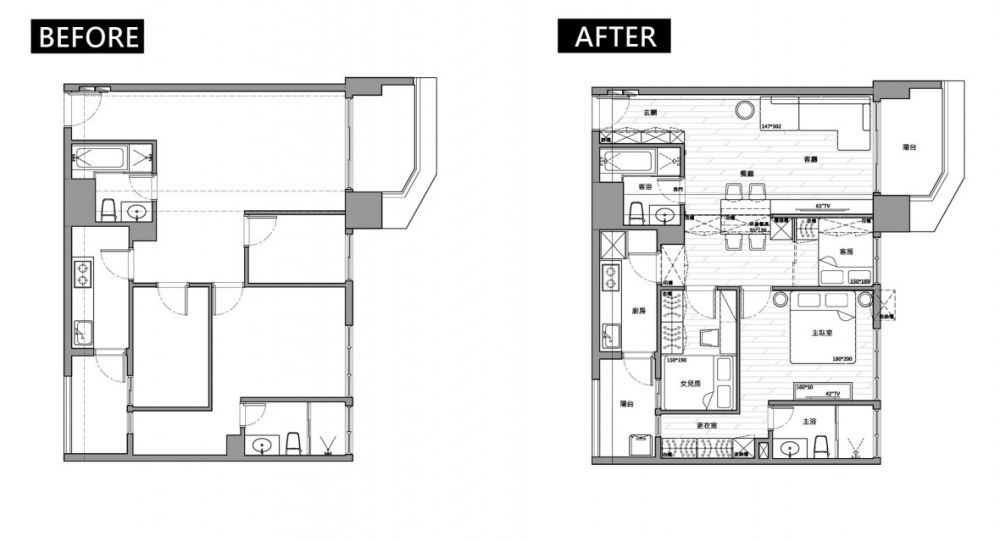 坪淨白清新宅 打造2 1房的彈性空間 100室內設計