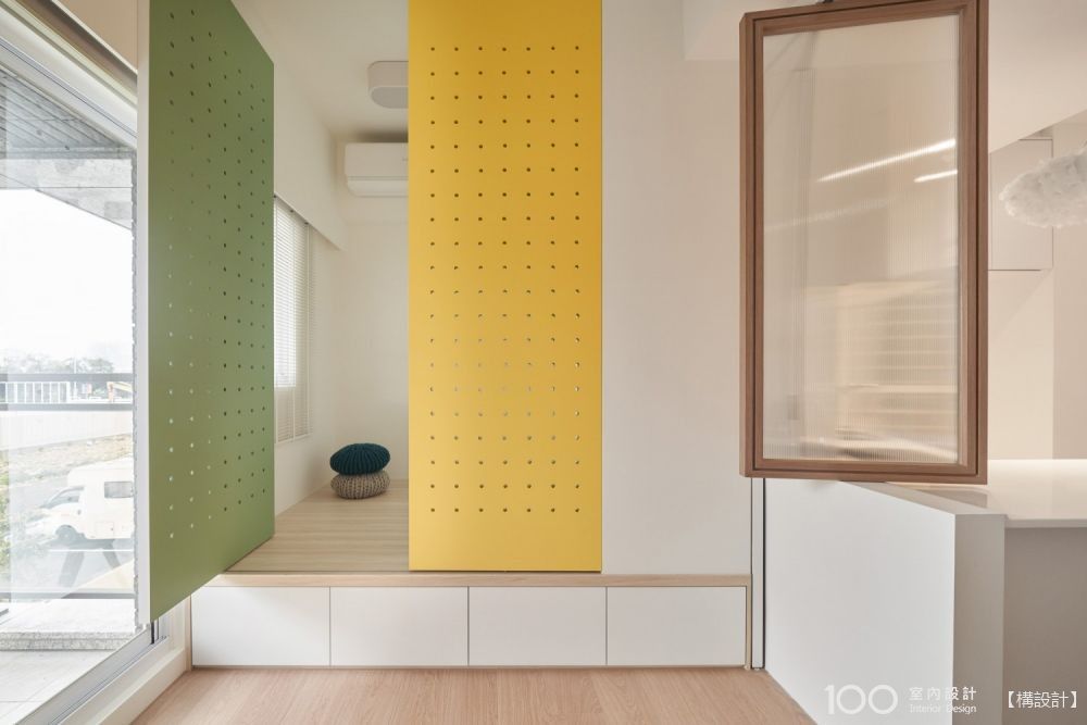 隔間不做滿,彈性空間1坪抵2坪