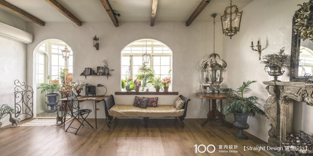 歐美鄉村風地板的4種變化，空間美得好高級！