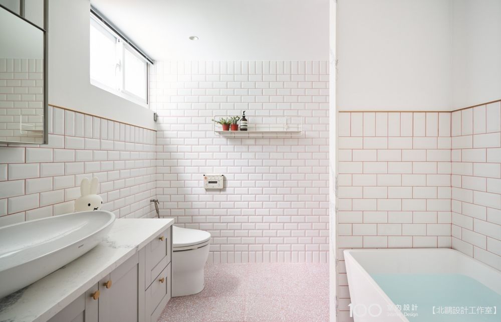 洗手間隔斷做對了,動線格局加倍好用