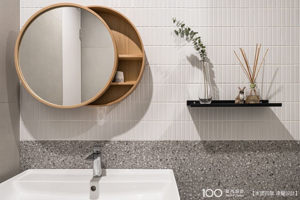 看案例│浴室洗手間,用馬賽克磚讓氛圍質感與眾不同!