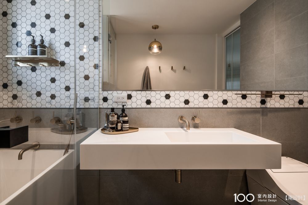 看案例│迷你六角馬賽克磚空間設計,給你滿滿靈感