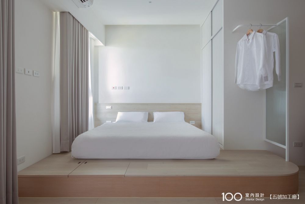 空間不夠大?試試簡易版更衣室設計