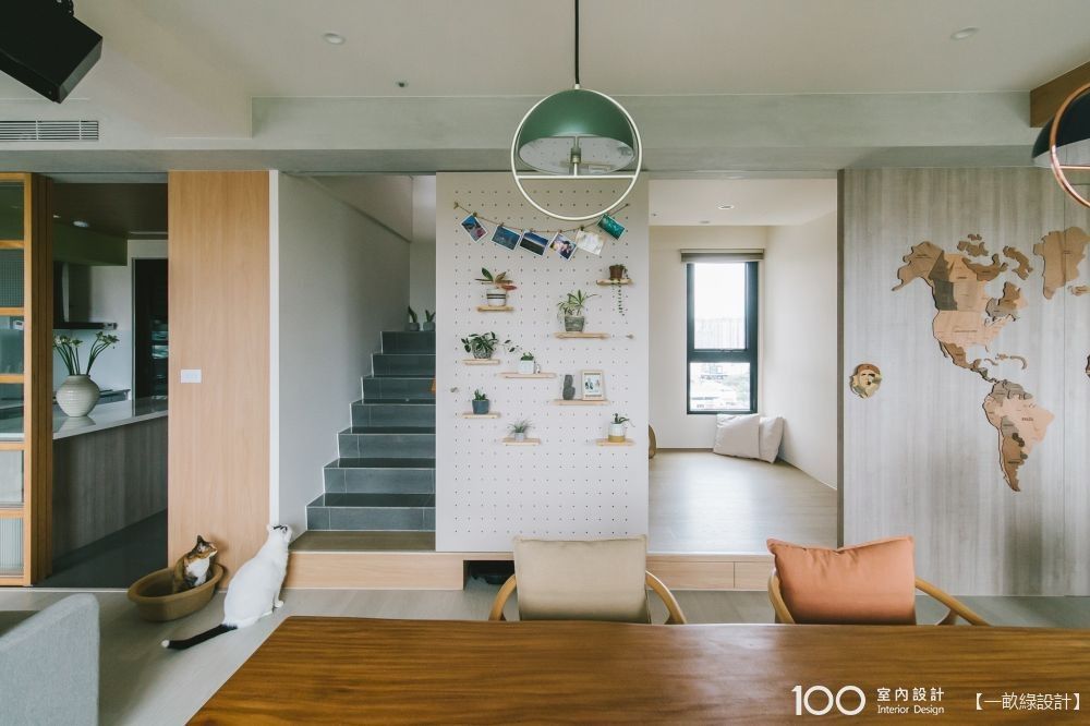 樓梯跳色、換個材質,家竟能秒放大1倍?