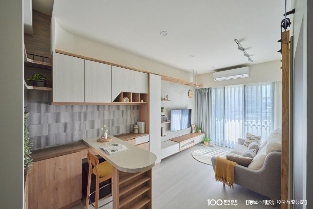 圖片由隱城空間設計提供，看看這個作品的其它部分