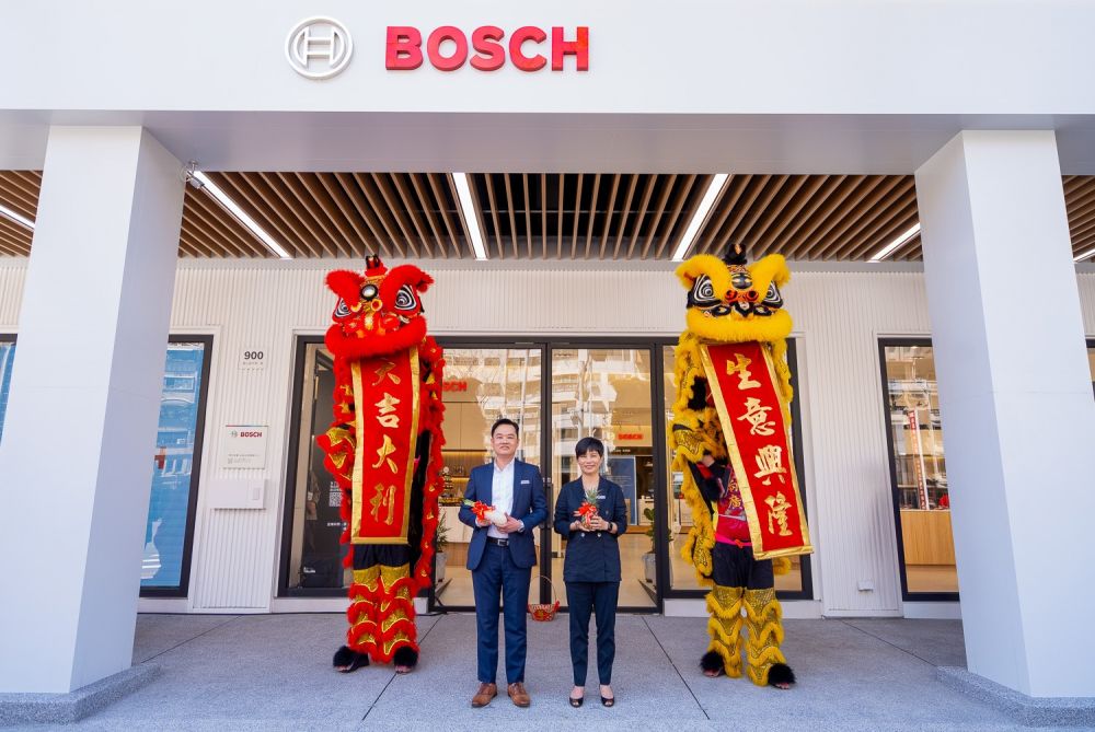 BSH博西家用電器董事總經理Anthony、BSH博西家用電器執行董事May圖片由台灣Bosch博世家電提供。
