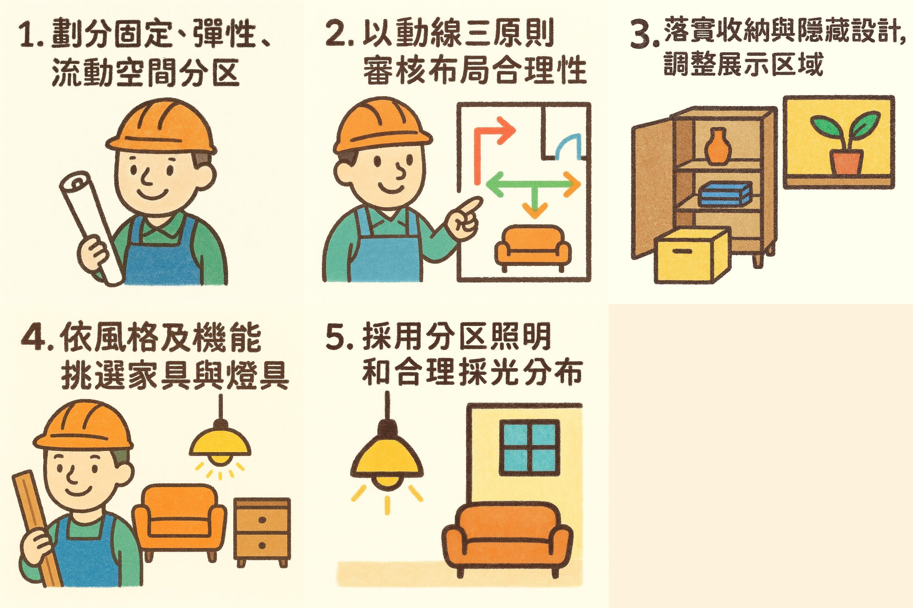 Less is More極簡操作流程圖