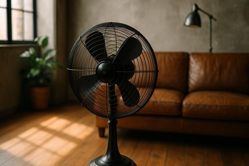 2025家裝設計師首選！大同復古黑電風扇成新寵，質感提升3倍、空間立馬有型