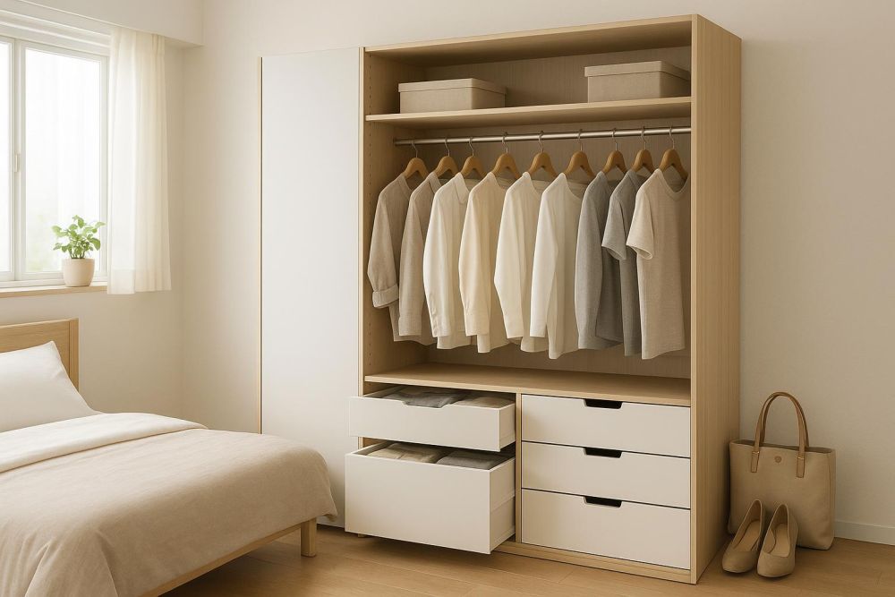 衣櫃亂糟糟?衣物總是難找!這樣設計,一秒找到換季衣物,收納量翻3倍