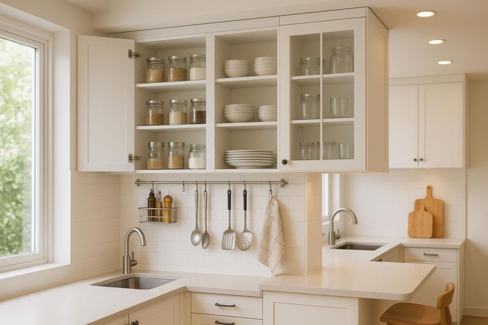 廚房吊櫃設計1錯誤，收納空間秒掉半！小廚房超實用5倍收納這樣做