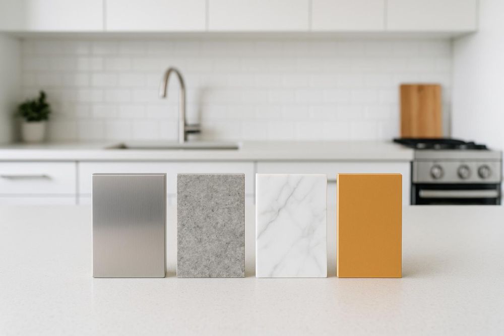 廚房檯面材質沒選對?4大熱門材質優缺點量化解析,買錯小心易壞難清理!