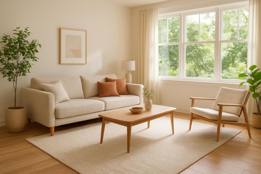 地毯尺寸錯,全客廳格局崩壞!專家曝沙發+地毯黃金比例,氣質激升3倍