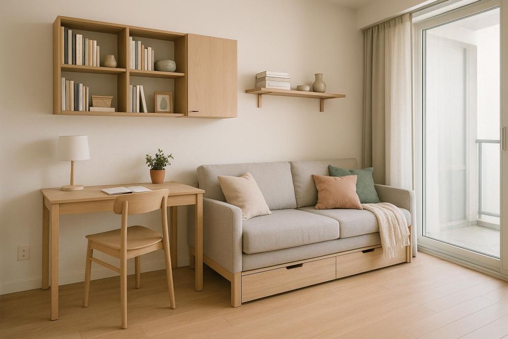 小坪數不夠用?多功能書房/客房設計,儲物+睡眠兩用空間增2倍