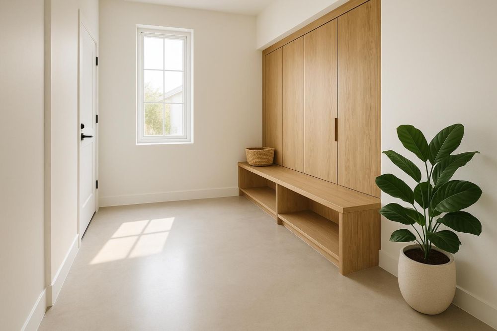 你家玄關還是傳統地磚？2025年最流行『這種地坪』設計，顏值提升3倍、好清潔又耐用