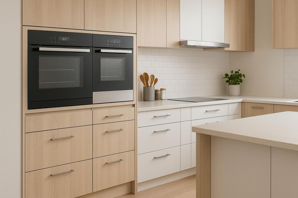 烤箱蒸爐放錯位置超難用?新手常犯3大錯,專家曝嵌入櫃規劃+動線關鍵一次搞定