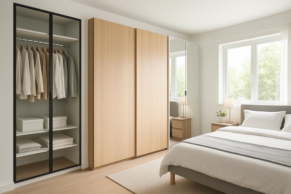 門片選錯房間變壓迫?換這種衣櫃門,空間瞬間多2坪、好用又顯大!