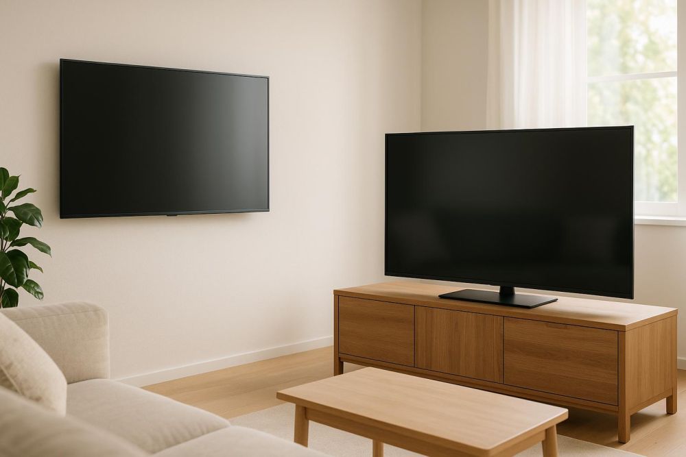 電視壁掛VS底座安裝:支架挑錯害壽命縮水?專家曝這3大差異影響使用年限