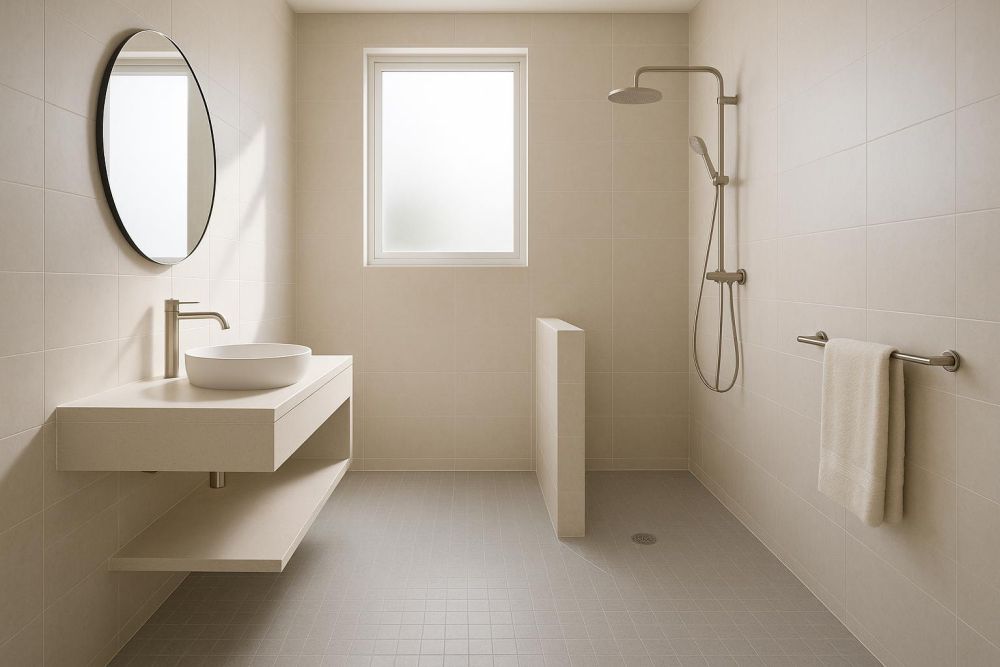 浴室不做拉門,乾濕分離這樣設計,空間放大2倍還超好清理!