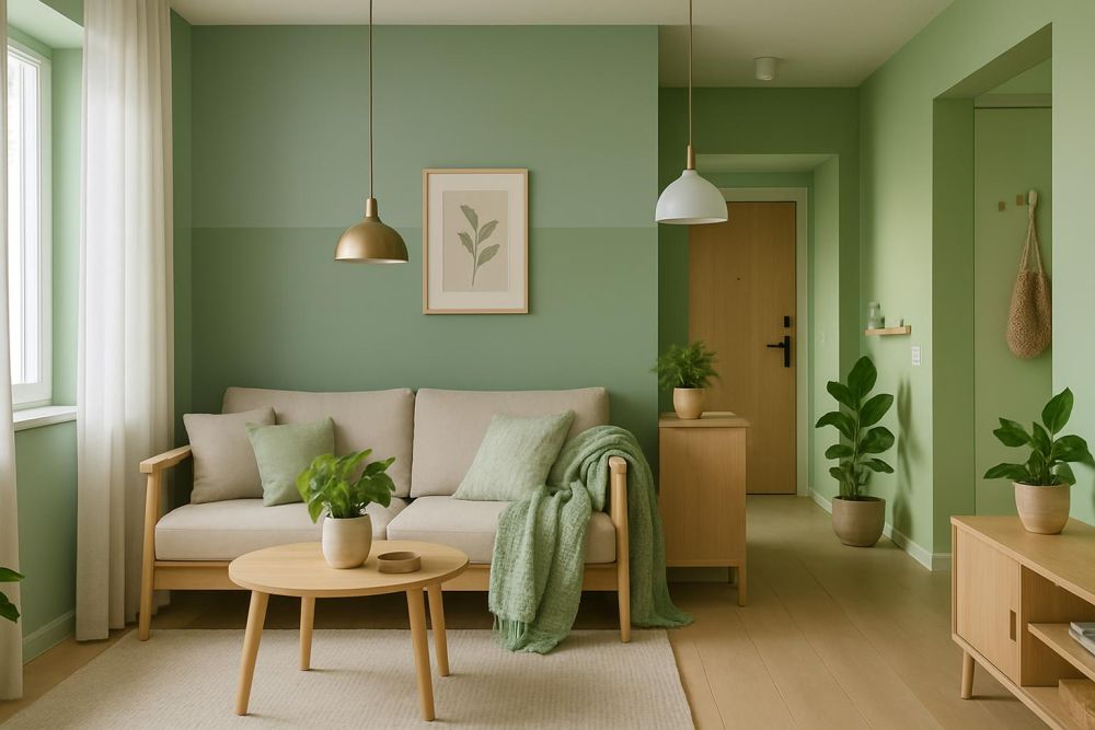 小戶型也能玩綠色！這6款油漆綠色系搭配超百搭，選對色調風格質感翻3倍