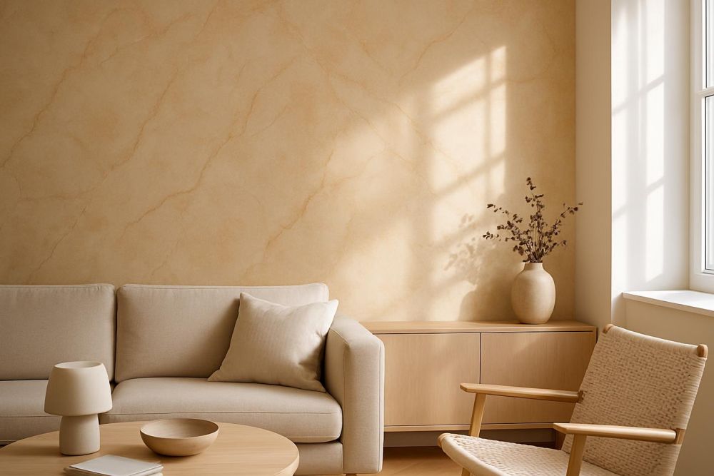 大理石太貴別硬買!仿石材塗料這3招,省一半預算還能耐刮抗污?優缺點一次看