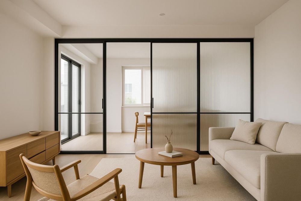 鐵件拉門只會選黑框?12種設計實例,空間放大、質感翻倍