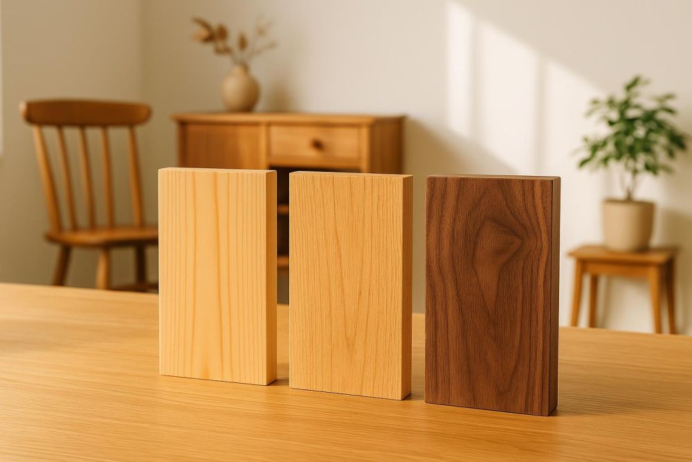 選錯實木超後悔!松木、橡木、胡桃木3大材質優缺點對比,耐用度、防潮一次看懂