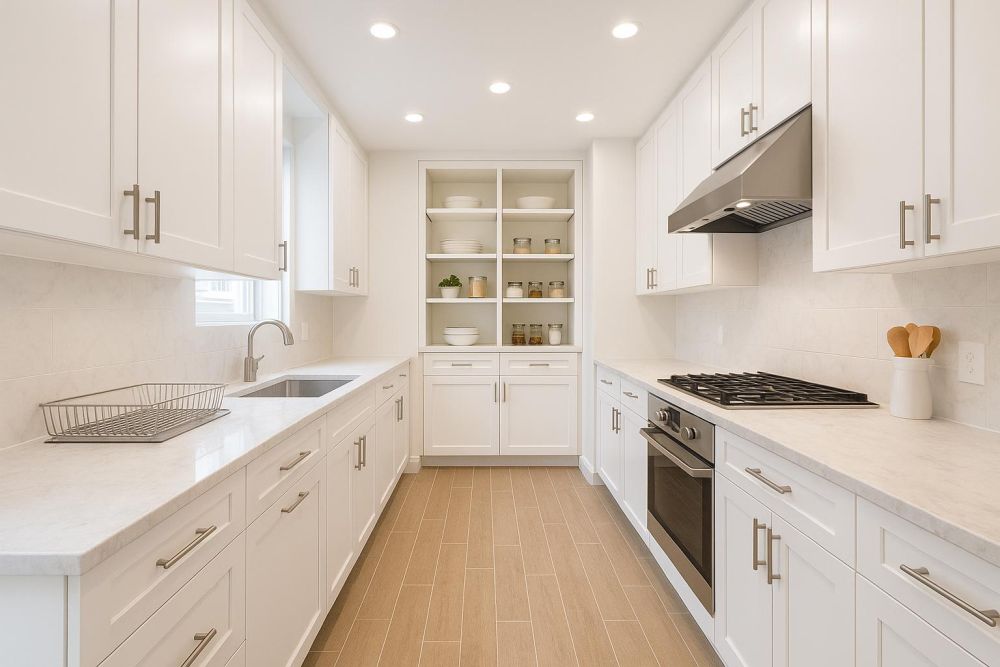 二字型廚房怎麼規劃最順手?水電師傅曝這3招動線翻倍、料理不卡手