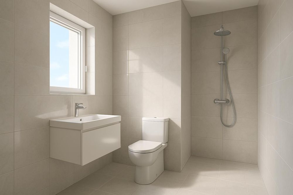 還在為浴室打掃頭痛?只換「這款磚」污垢秒隱形,5年都像剛裝潢