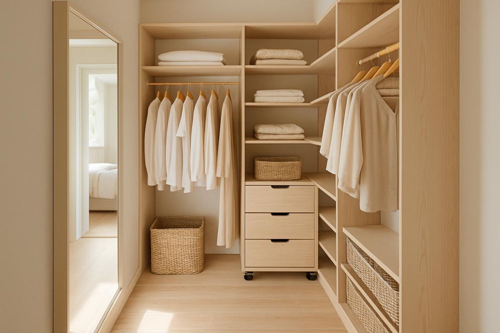 小坪數別再放大衣櫃！2025年「這樣做」收納翻3倍，更衣室空間激增