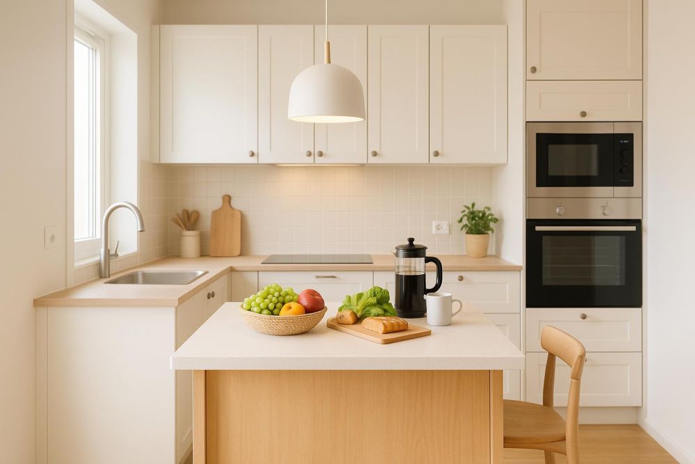 小廚房也能有中島?新手最常犯5大錯誤,一看秒懂正確10種佈局,收納動線空間翻倍