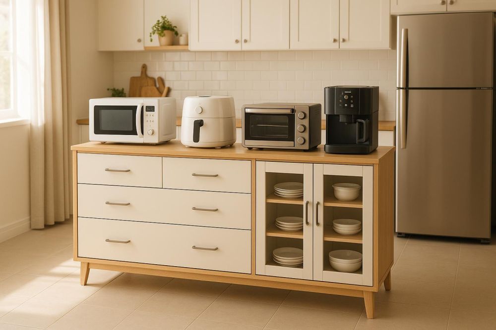 電器櫃別再選標準款！『加寬型』設計，廚房收納激增3倍、動線不卡手