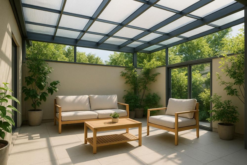 選錯採光罩材質超後悔？中空板vs玻璃比較，這2點差最多、耐用省錢關鍵一次看