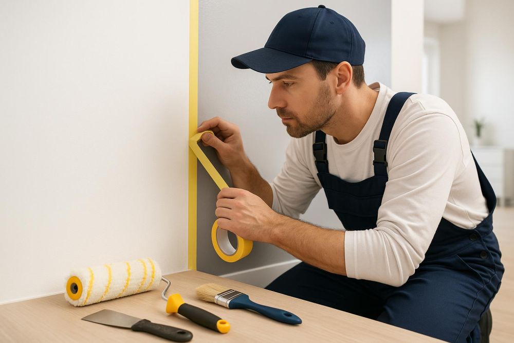 油漆交界老是失敗？3招DIY技巧讓光面牆線超順直，無痕收邊不再有裂縫