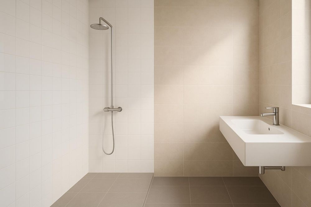 浴室磁磚選錯後悔!亮面vs霧面差在哪?防滑、清潔、設計一次看懂