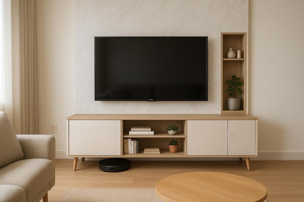 電視櫃為什麼無法靠牆？避開5大設計地雷，電視牆、櫃體空間大翻倍