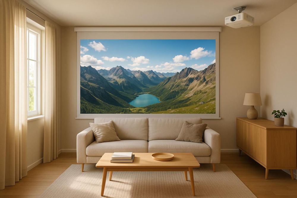 房間投影機一定要正中間？90%新手都裝錯！其實這樣裝，畫面不歪、空間更靈活