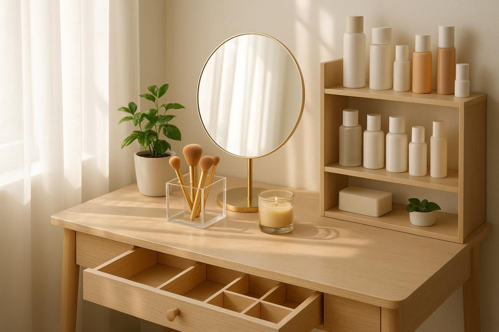 梳妝台總是亂?設計師推『這3大關鍵』,收納量倍增還能美到驚艷全家