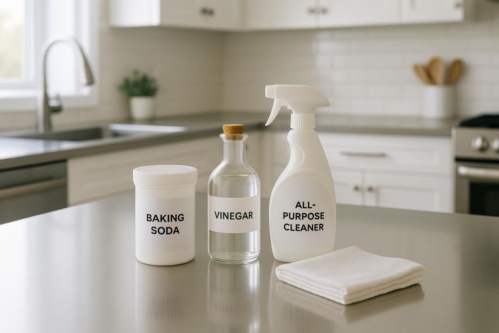 不鏽鋼廚房檯面老是卡水痕油漬?3招開掛清潔法,維護不費力、亮到照鏡子