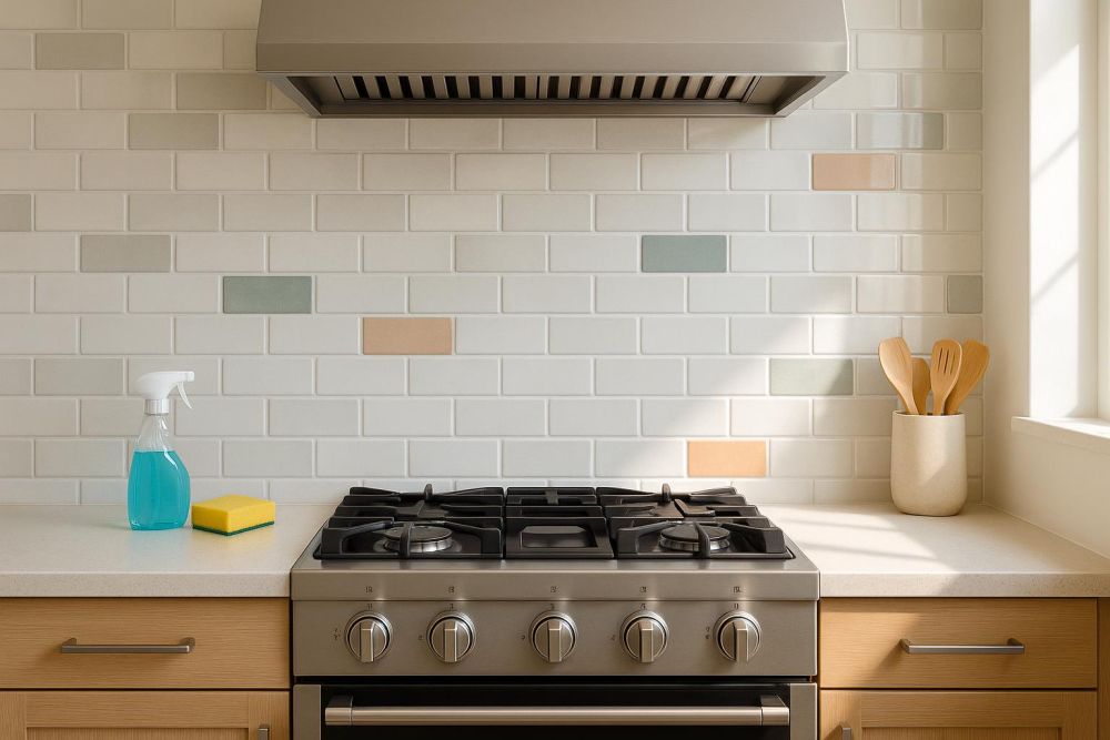 廚房防濺牆別選烤漆玻璃!馬賽克磚「這優勢」竟讓清潔力大翻倍