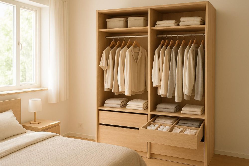 衣櫃沒這樣設計，房間再大都亂！2025年最新收納法，空間多2倍不雜亂