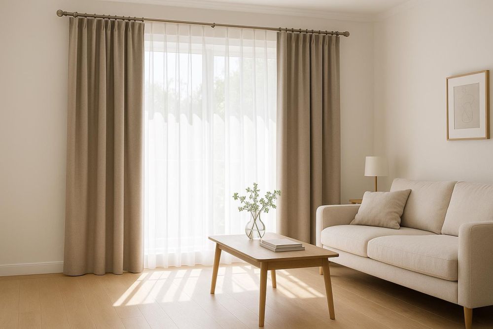 90%的人客廳窗簾搭錯，採光、隱私全毀！2025專家這樣配，質感空間翻3倍